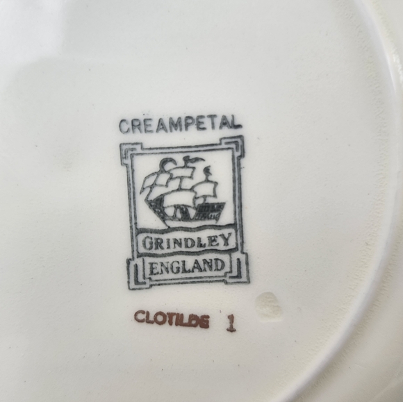 Grindley England Creampetal Clotilds 1 Dinner Plate - Picture 8 of 13